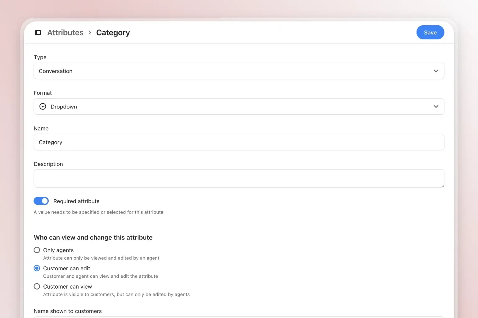 inbox - attributes