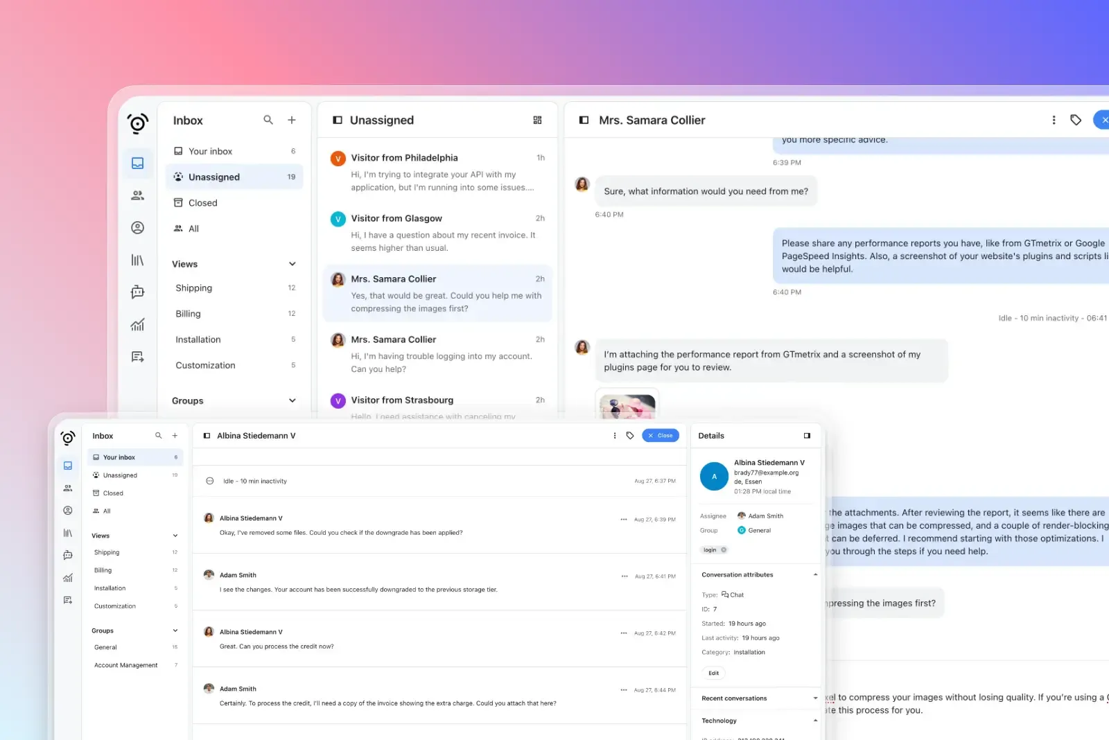inbox - channels