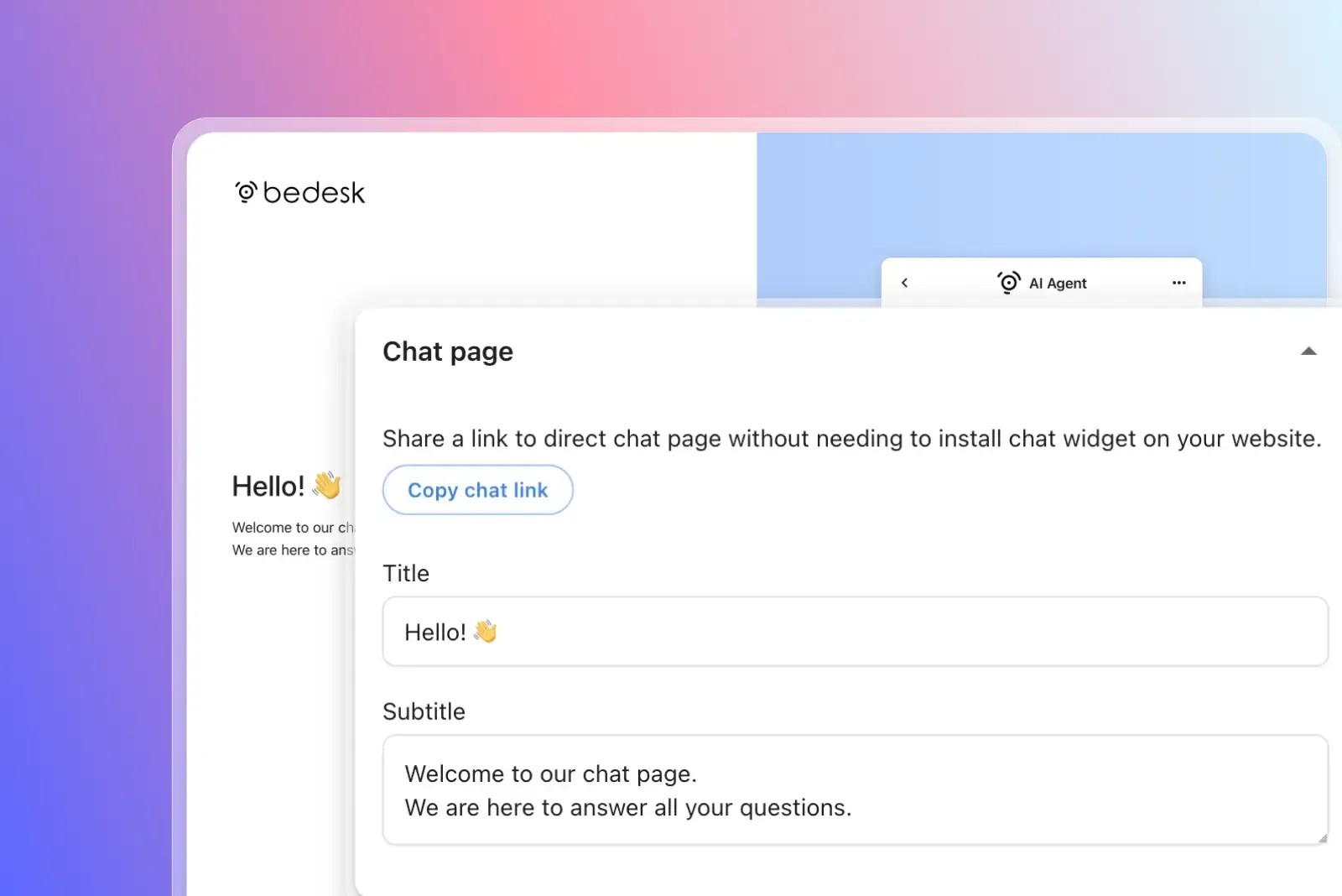 livechat - chat page