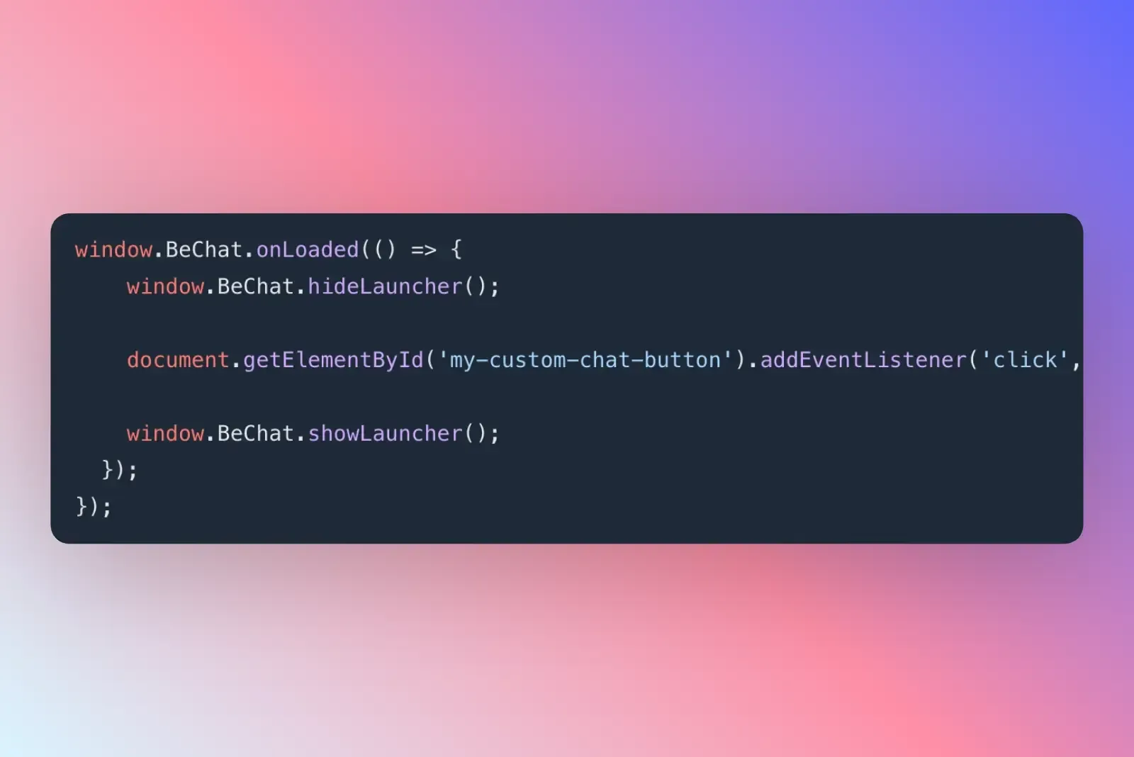 livechat - javascript api